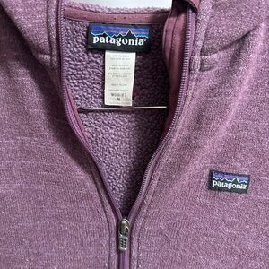 Patagonia “better sweater” hoodie purple